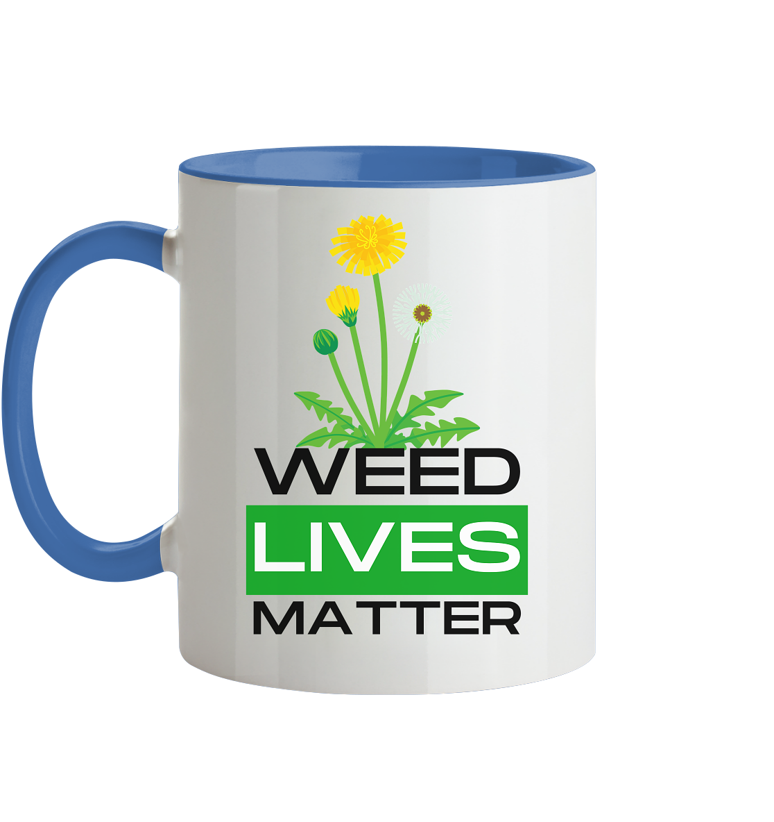 Weed lives matter - Tasse zweifarbig