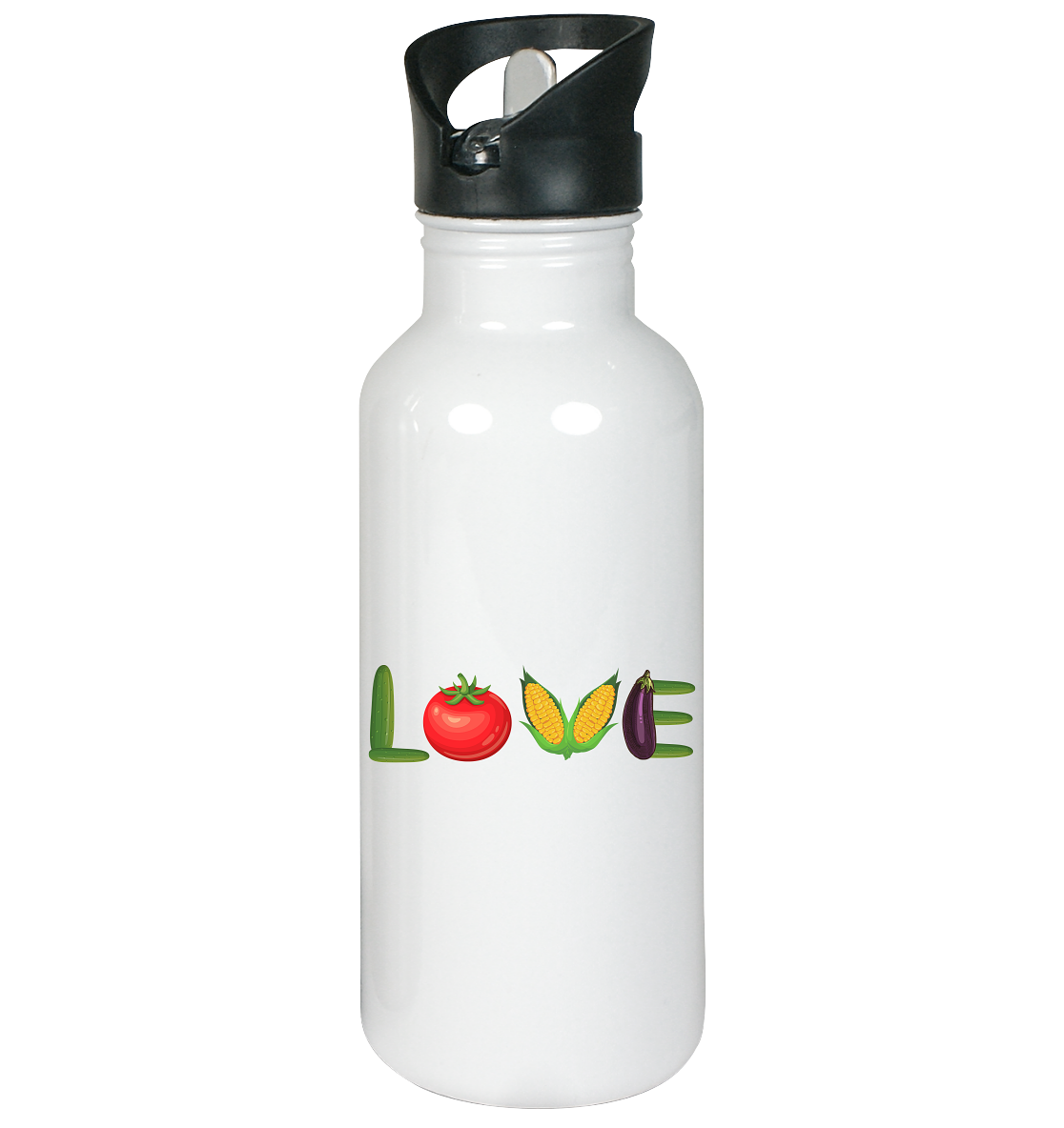 LOVE - Edelstahl-Trinkflasche