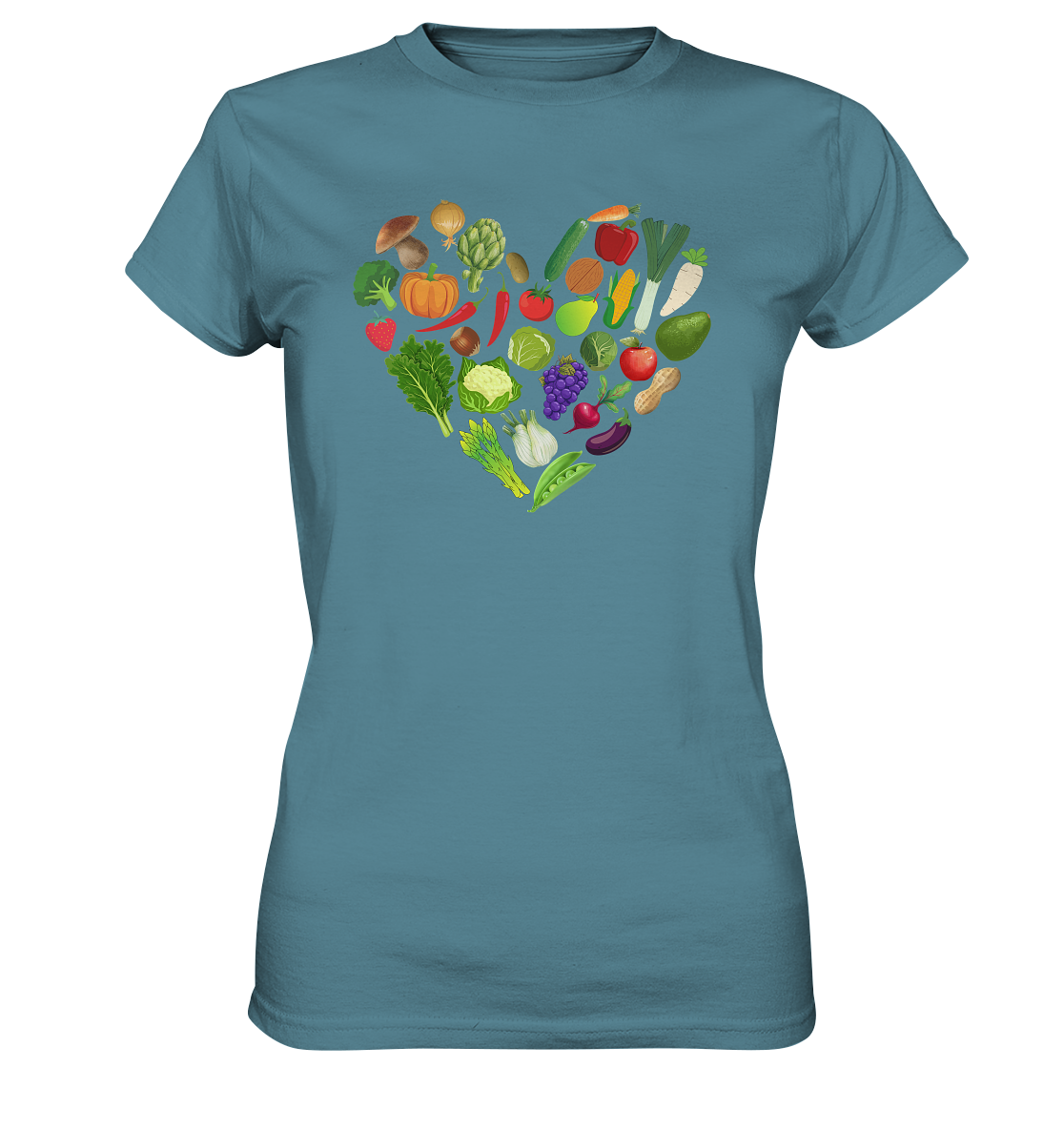 Gemüseherz - Damen Premium T-Shirt