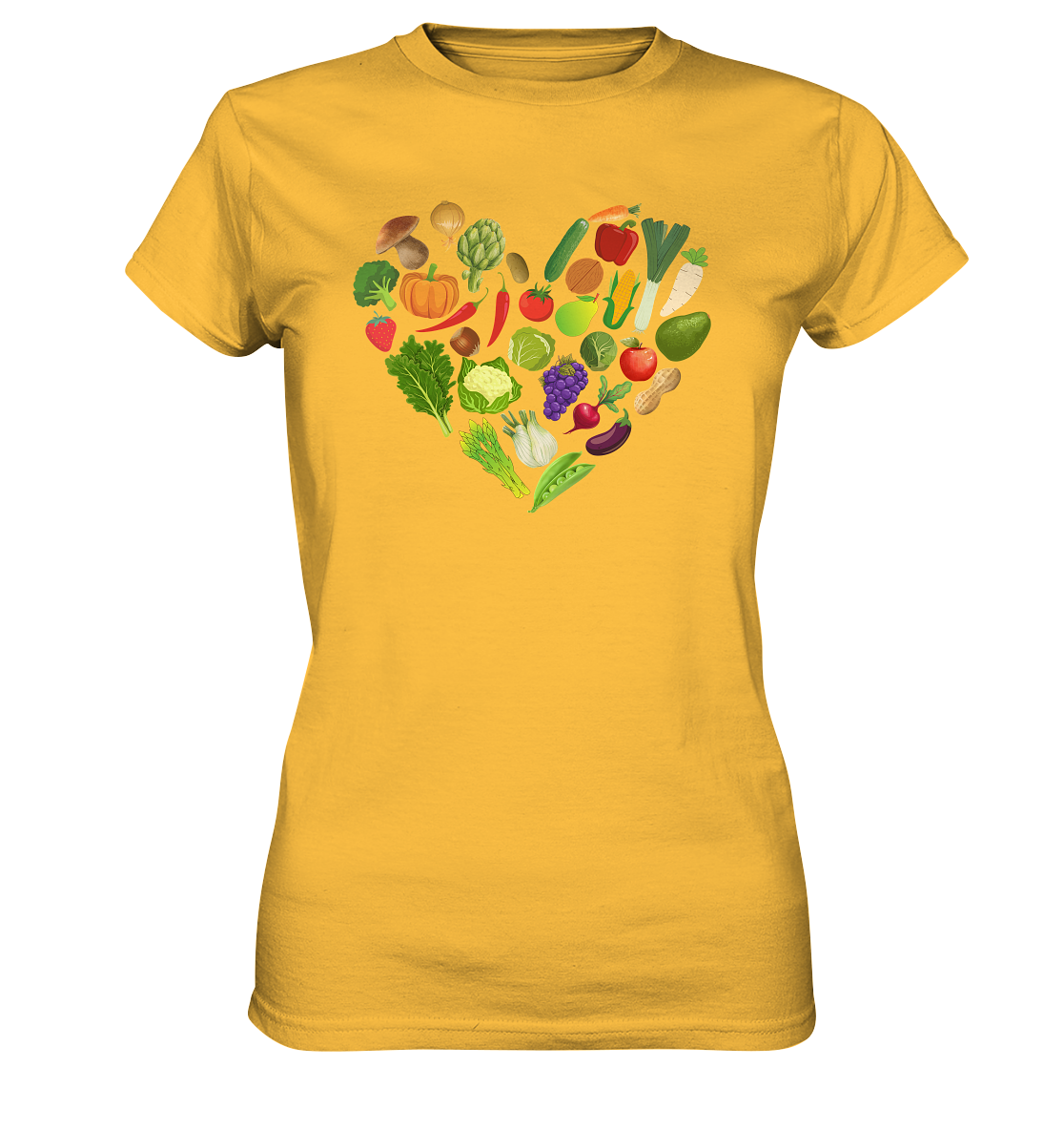 Gemüseherz - Damen Premium T-Shirt