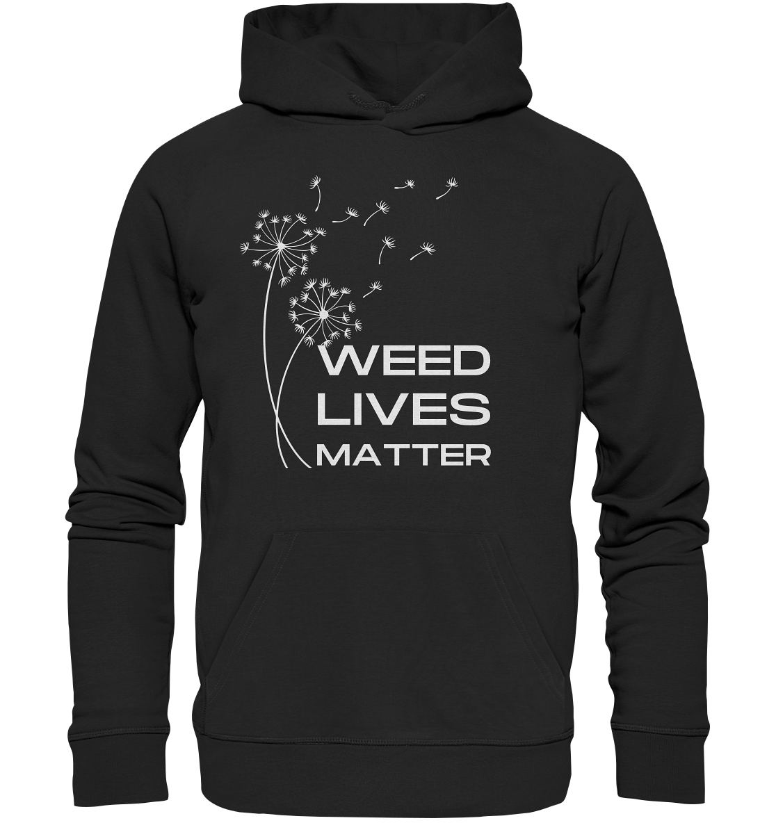 Weed lives matter Pusteblume - Bio Premium Hoodie