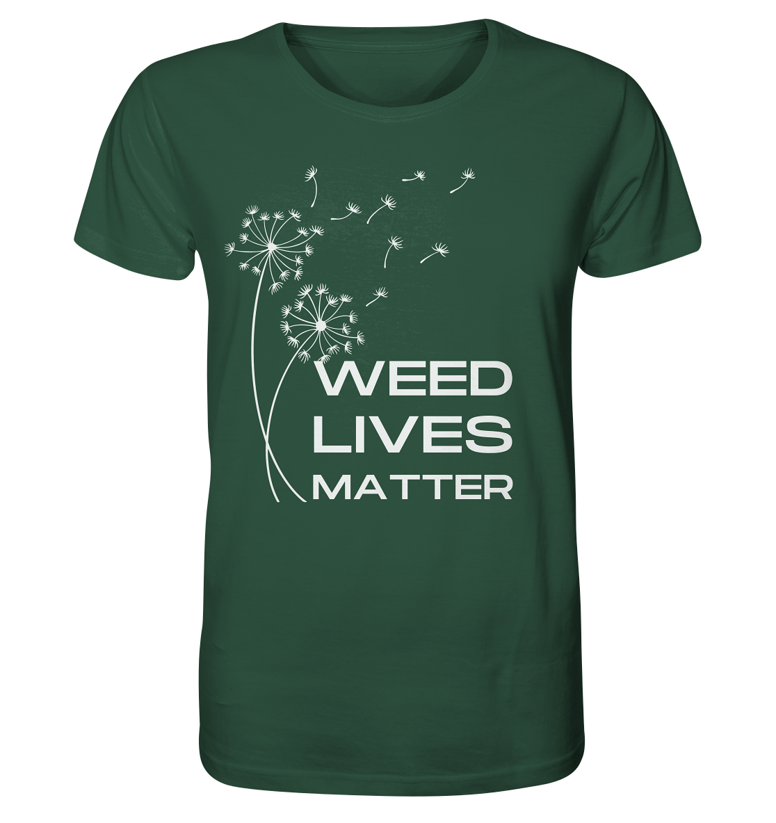 Weed lives matter Pusteblume - Bio Premium T-Shirt