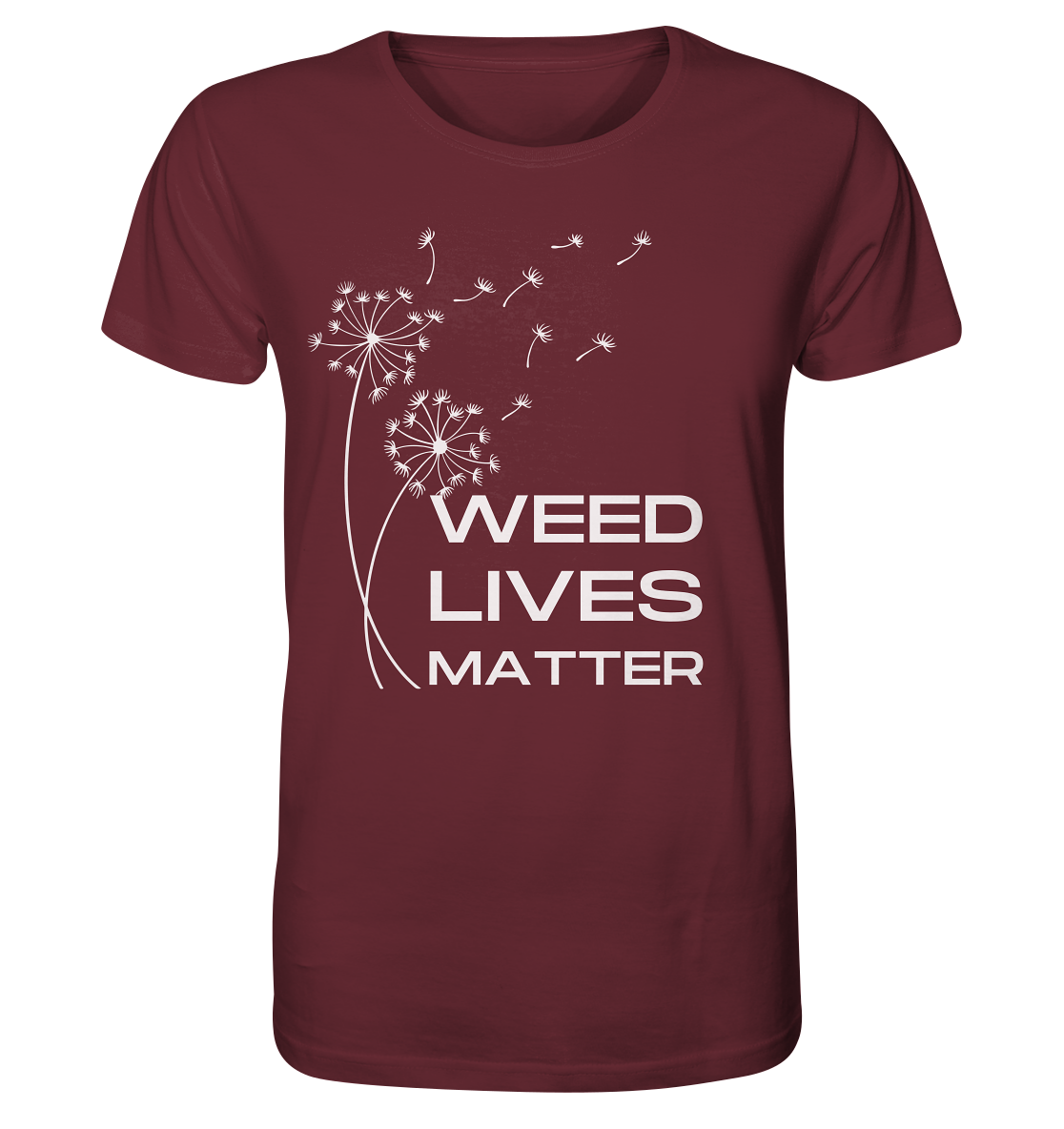 Weed lives matter Pusteblume - Bio Premium T-Shirt