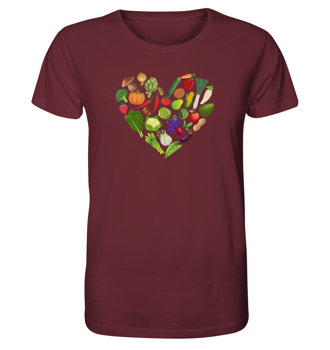 Gemüseherz - Bio Premium T-Shirt