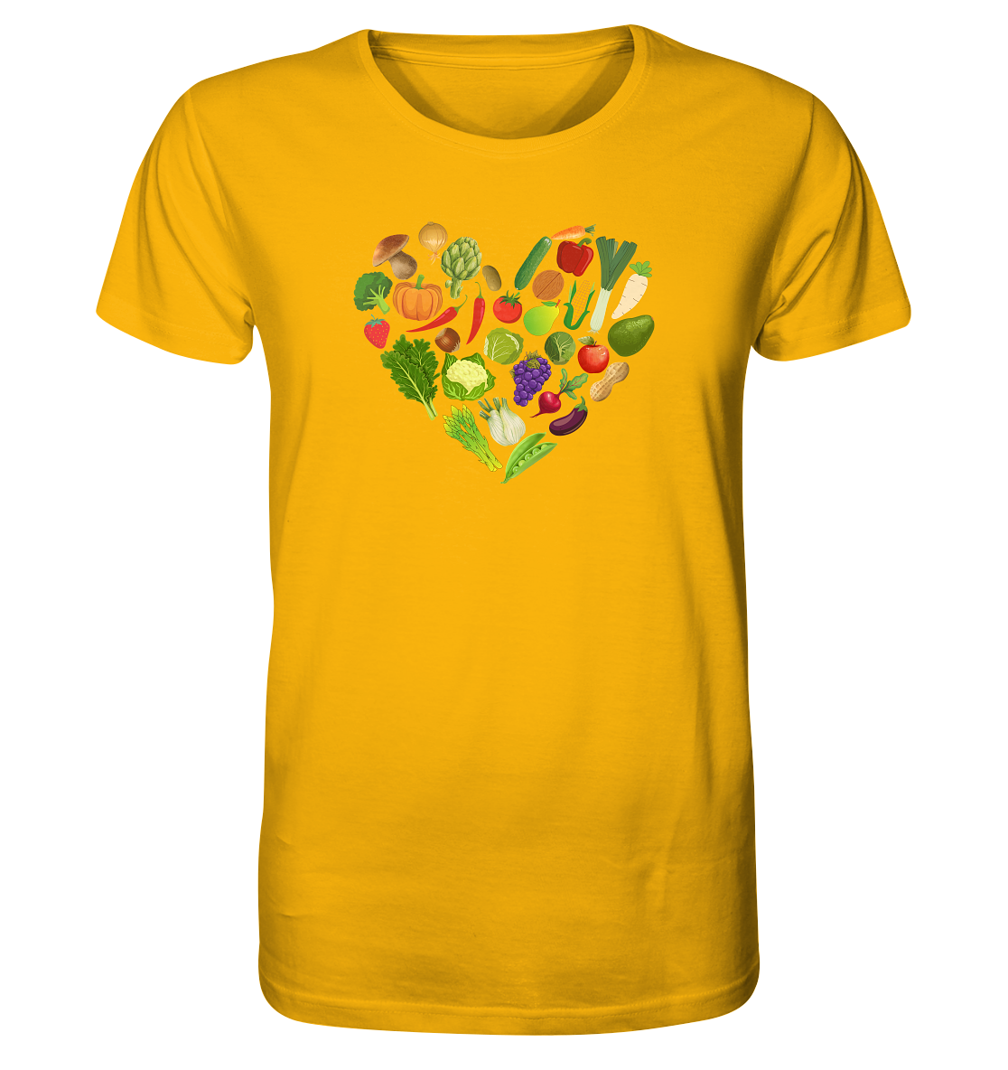 Gemüseherz - Bio Premium T-Shirt