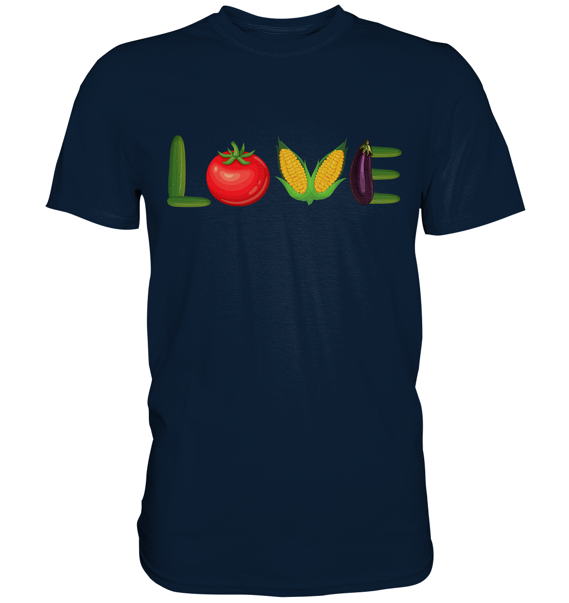 LOVE - Damen Premium Unisex T-Shirt