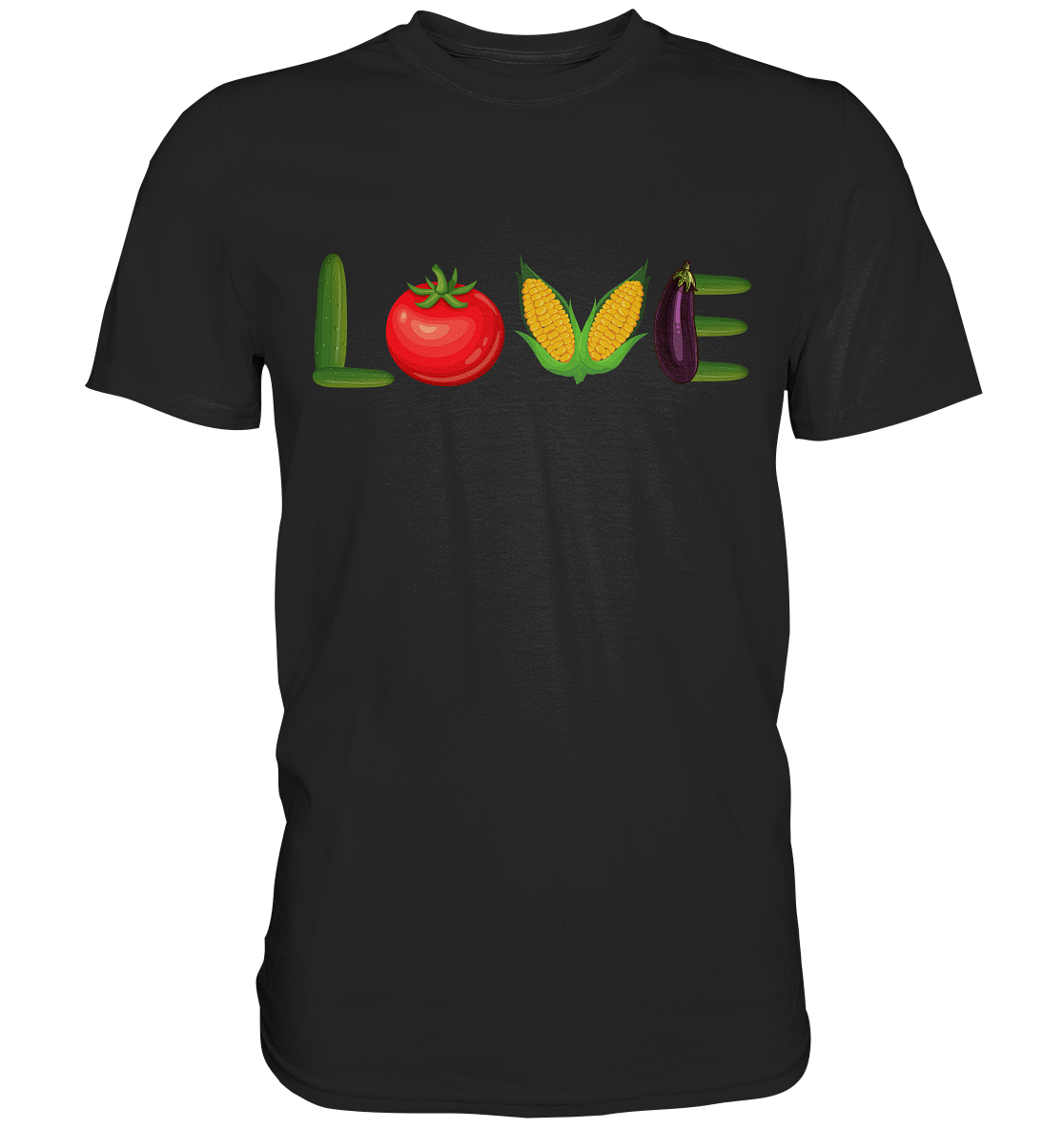LOVE - Damen Premium Unisex T-Shirt