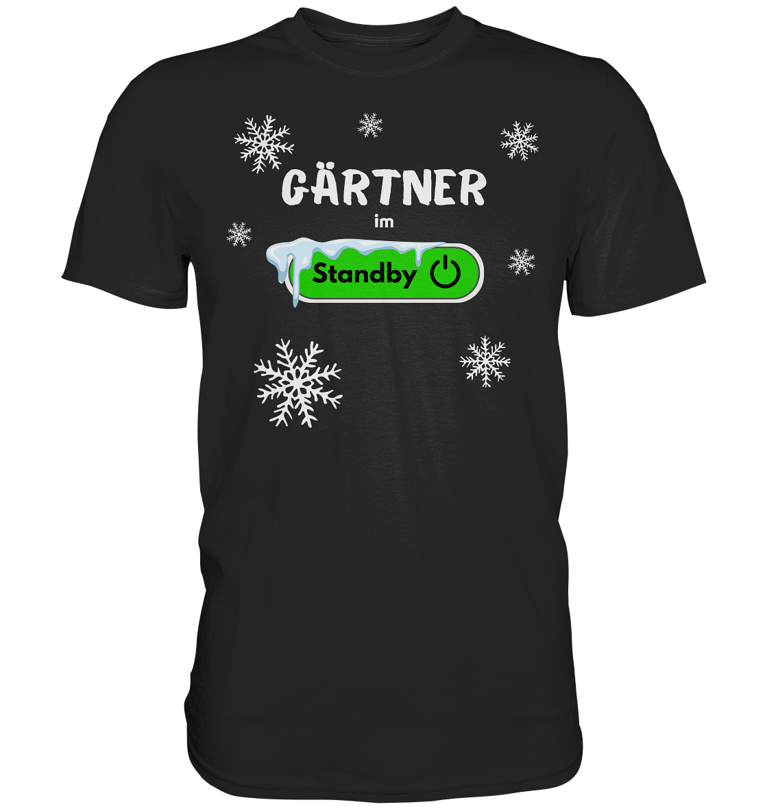 Gärtner im  Standby - Herren Premium T-Shirt