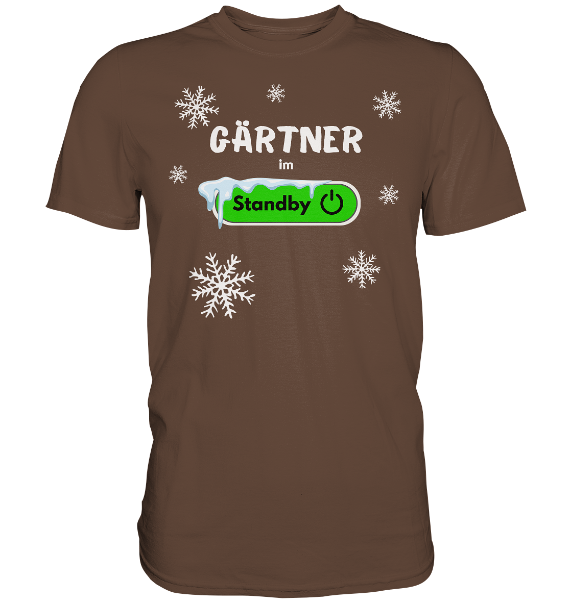 Gärtner im  Standby - Herren Premium T-Shirt