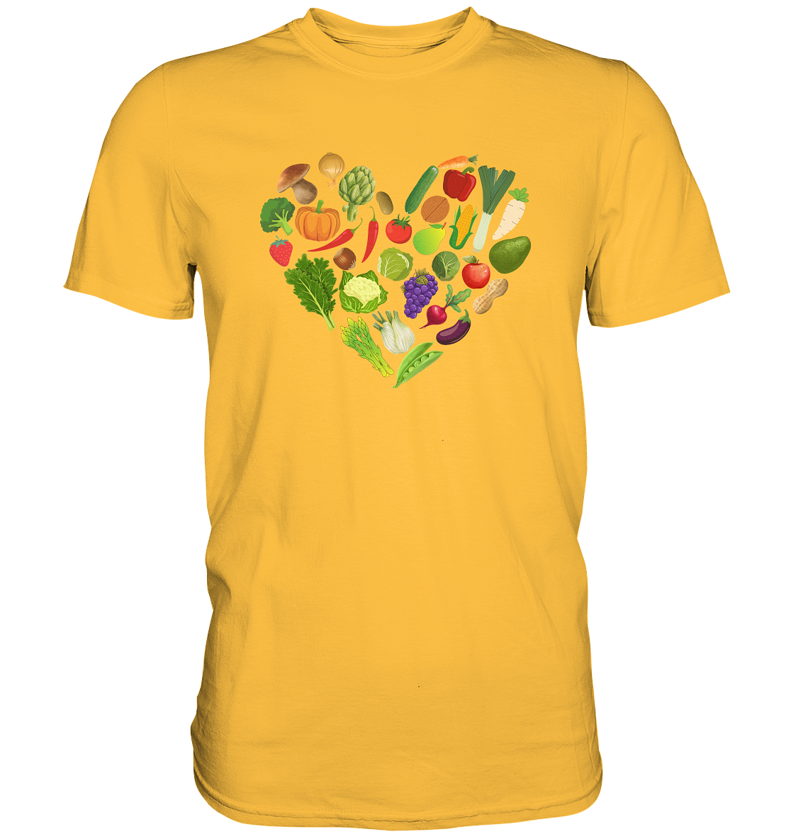 Gemüseherz - Herren Premium T-Shirt