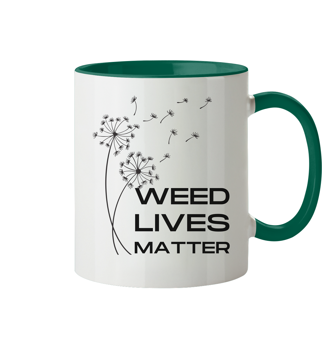 weed lives matter Pusteblume - Tasse zweifarbig