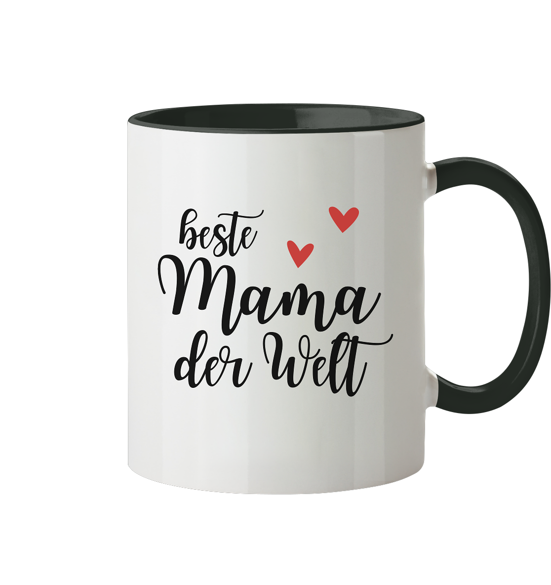Beste Mama der Welt - Tasse zweifarbig