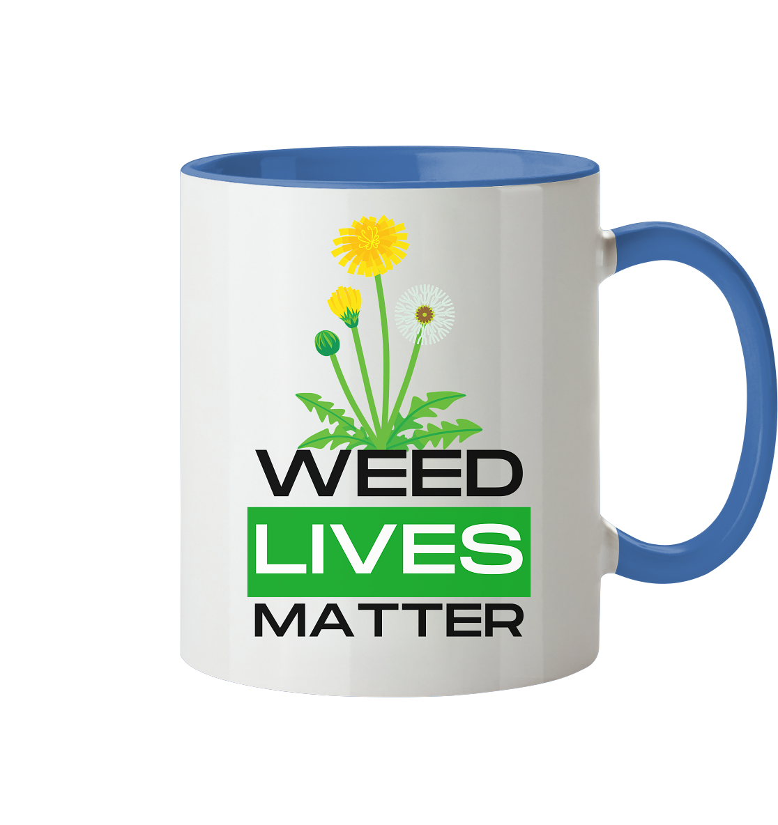 Weed lives matter - Tasse zweifarbig