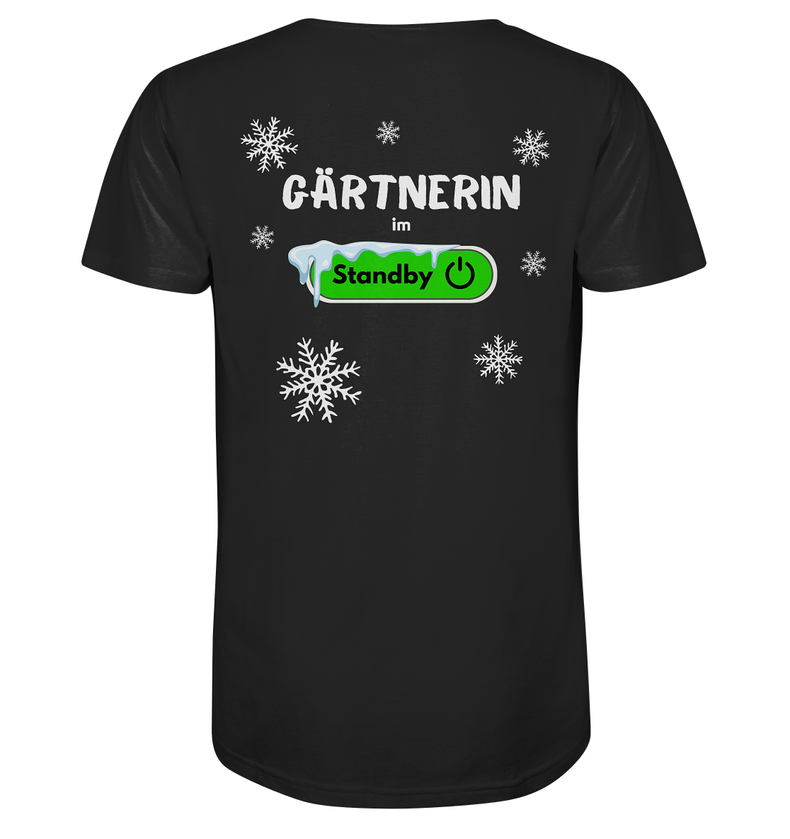 Gärtnerin im Standby - Bio Premium Unisex T-Shirt