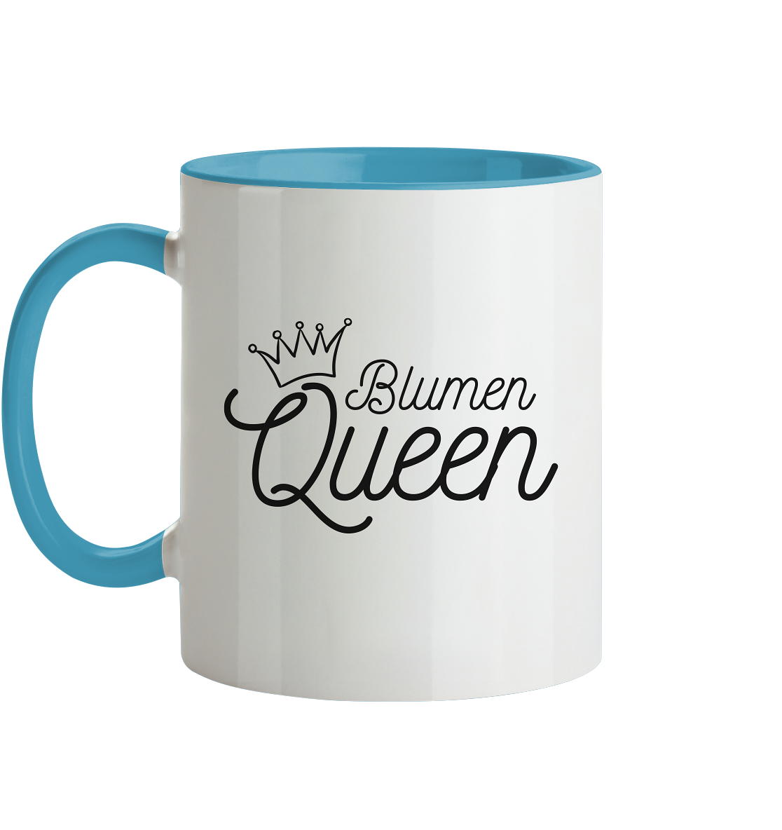 Blumen Queen - Tasse zweifarbig