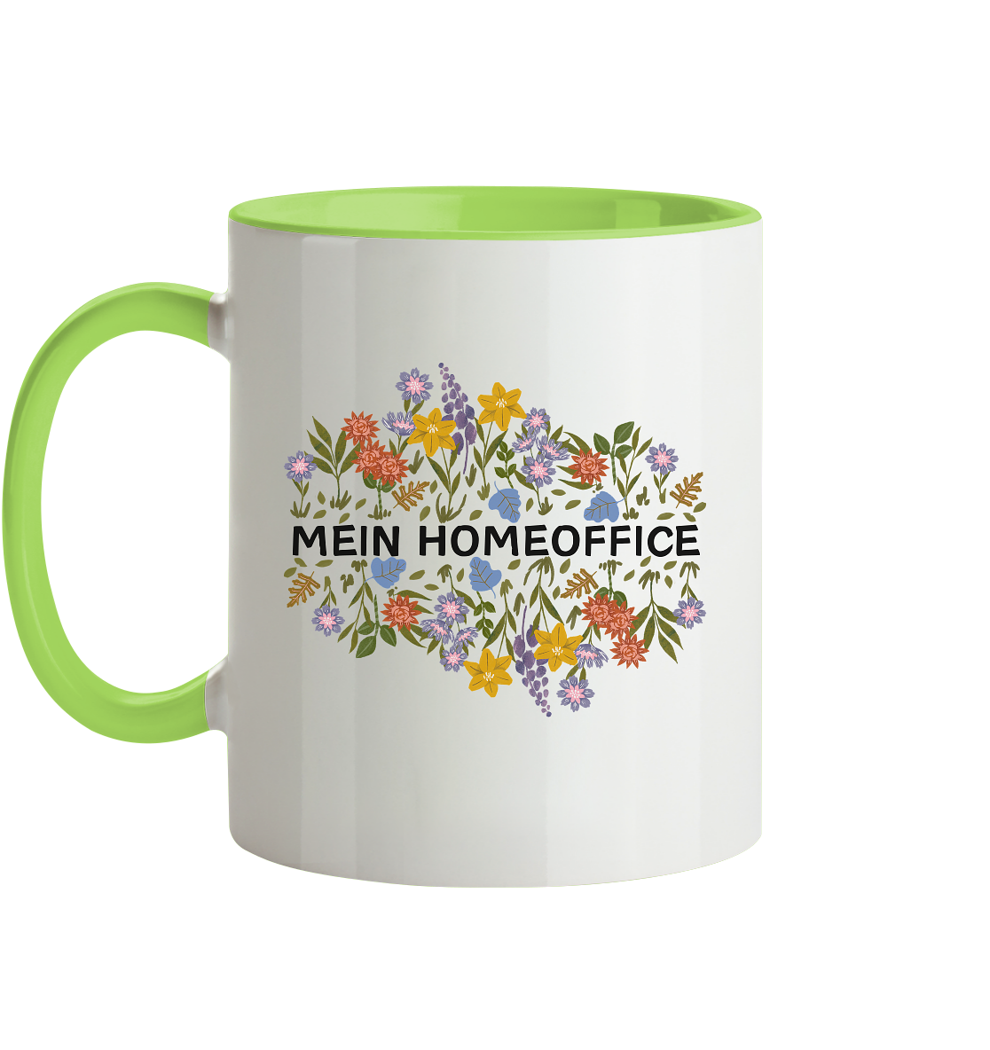 Mein Homeoffice - Tasse zweifarbig