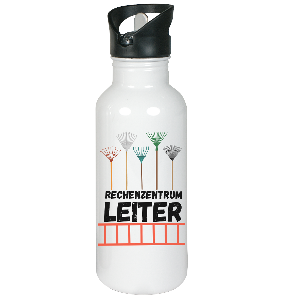 Rechenzentrum Leiter - Edelstahl-Trinkflasche