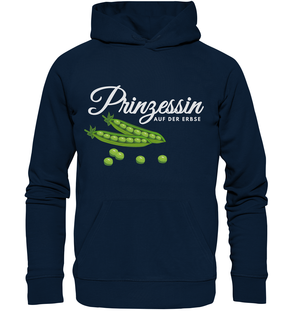 Prinzessin auf der Erbse - Bio Premium Hoodie