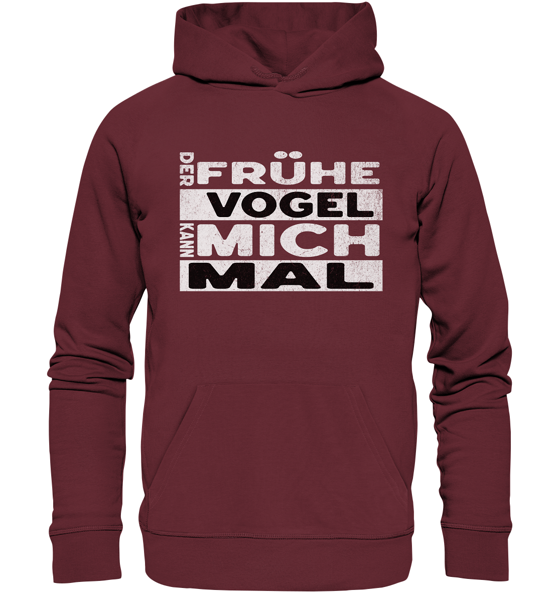 Der frühe Vogel kann mich mal -Bio Premium Hoodie