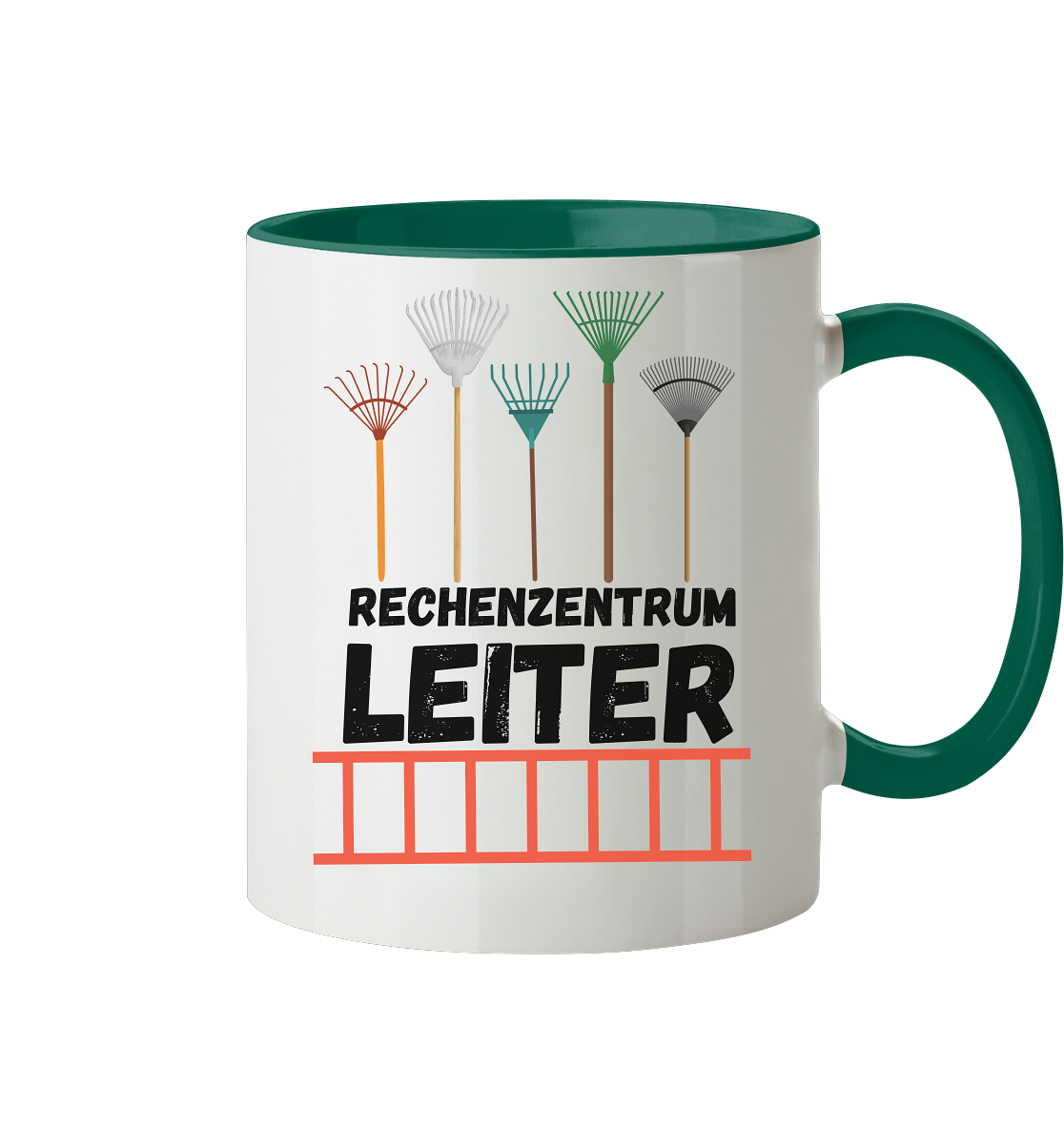 Rechenzentrum Leiter - Tasse zweifarbig