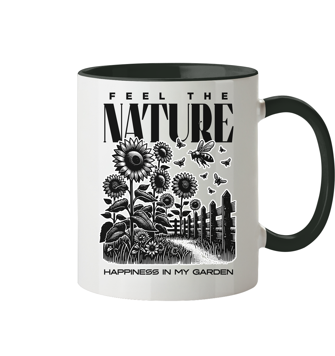 Feel the Nature - Tasse zweifarbig