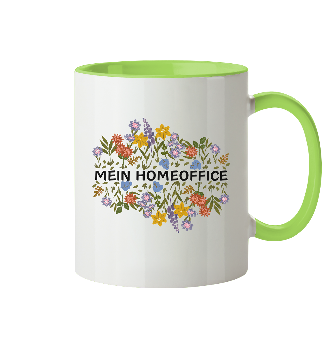 Mein Homeoffice - Tasse zweifarbig