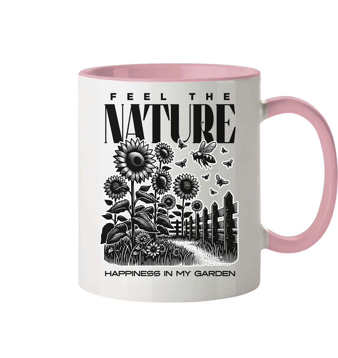 Feel the Nature - Tasse zweifarbig