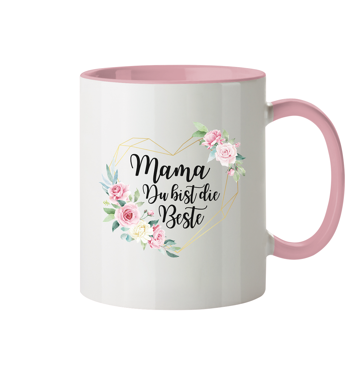 Mama Du bist die Beste - Tasse zweifarbig